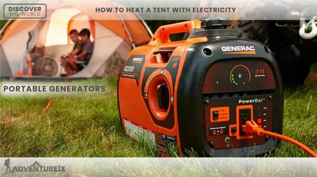 Heat a tent_ Portable generator