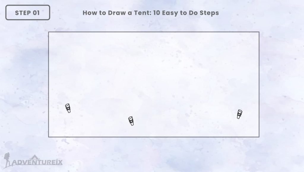 How to Draw a Tent_ Step 1