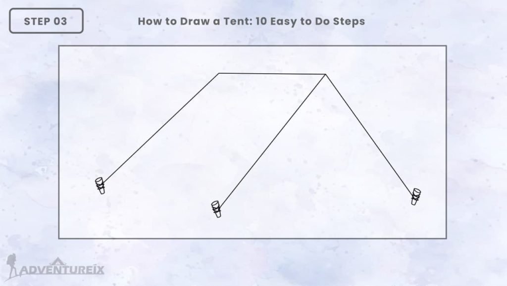 How to Draw a Tent_ Step 3