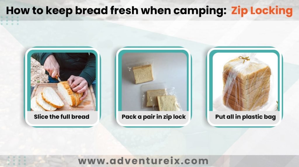 How to keep bread fresh when camping _ Zip Locking