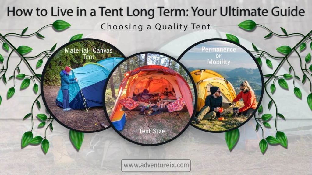 Live in a tent for a long term living _ Choosing quality tent
