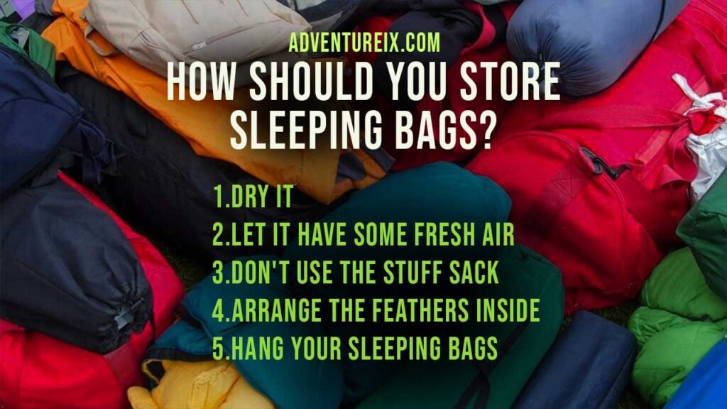 How To Store Sleeping Bags _ Process